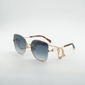 Missoni MIS 0052/S 0000 08 Sunglasses Gold Square Frame, Blue Lenses